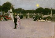 John Singer Sargent The Luxembourg Gardens at Twilight (mk18) oil painting